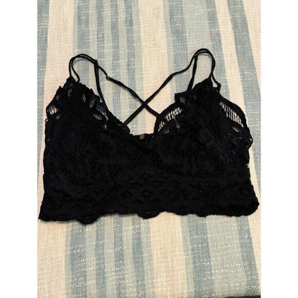 Black free people bralette size xs/small PTP: 12”-14.24” - Picture 1 of 5